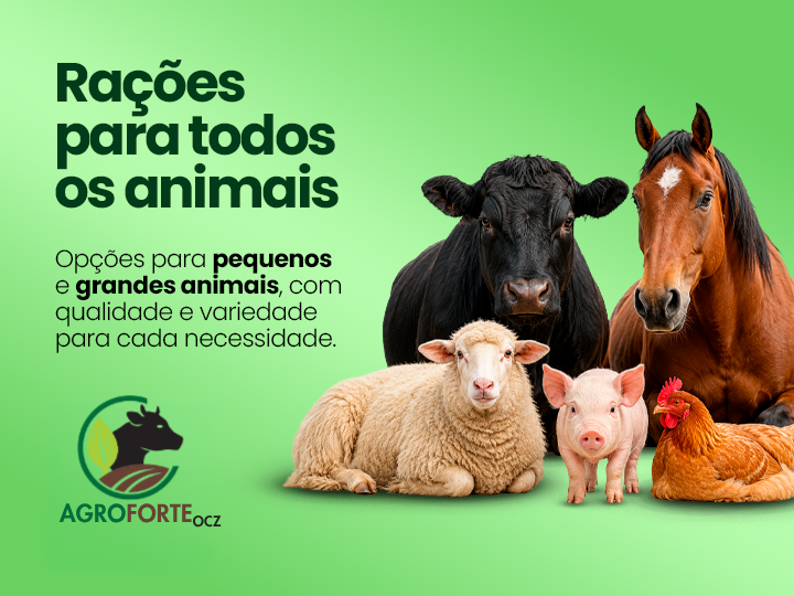 Rações para todos os animais
