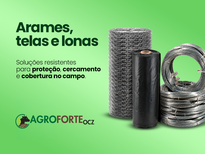 Arames, telas e lonas